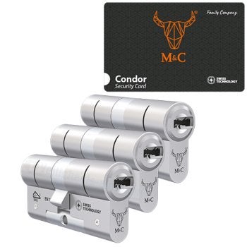 M&C Condor 3x gelijksluitend SKG***, Niet ingevuld, Niet ingevuld, Niet ingevuld