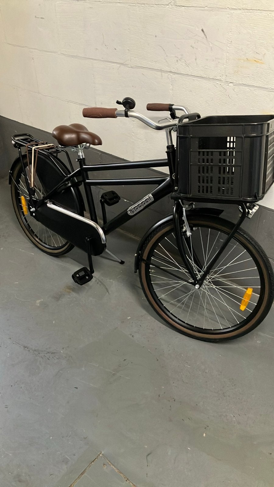 Brandschone Popal Daily Dutch fiets 24 inch met krat, Ophalen of Verzenden, Gebruikt, Overige merken