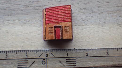 Poppenhuis: Laser-Gesneden Huisje (m391), Verzamelen, Poppenhuizen en Toebehoren, Ophalen of Verzenden, Nieuw, Poppenhuis