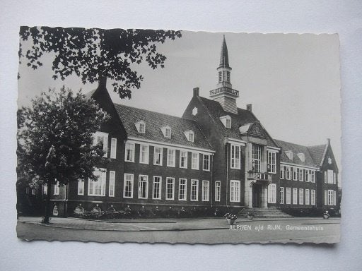 Q76 Alphen aan den Rijn - Gemeentehuis - 1965, Verzenden, 1960 tot 1980, Gelopen, Zuid-Holland