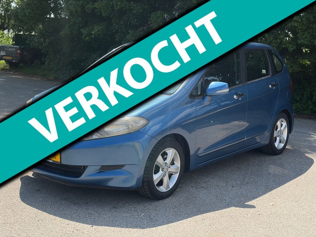 Honda FR-V 1.8i Executive Airco! 6-Persoons! APK 2-2027!, Auto's, Honda, Stoelverwarming, Gebruikt, 4 cilinders, Blauw