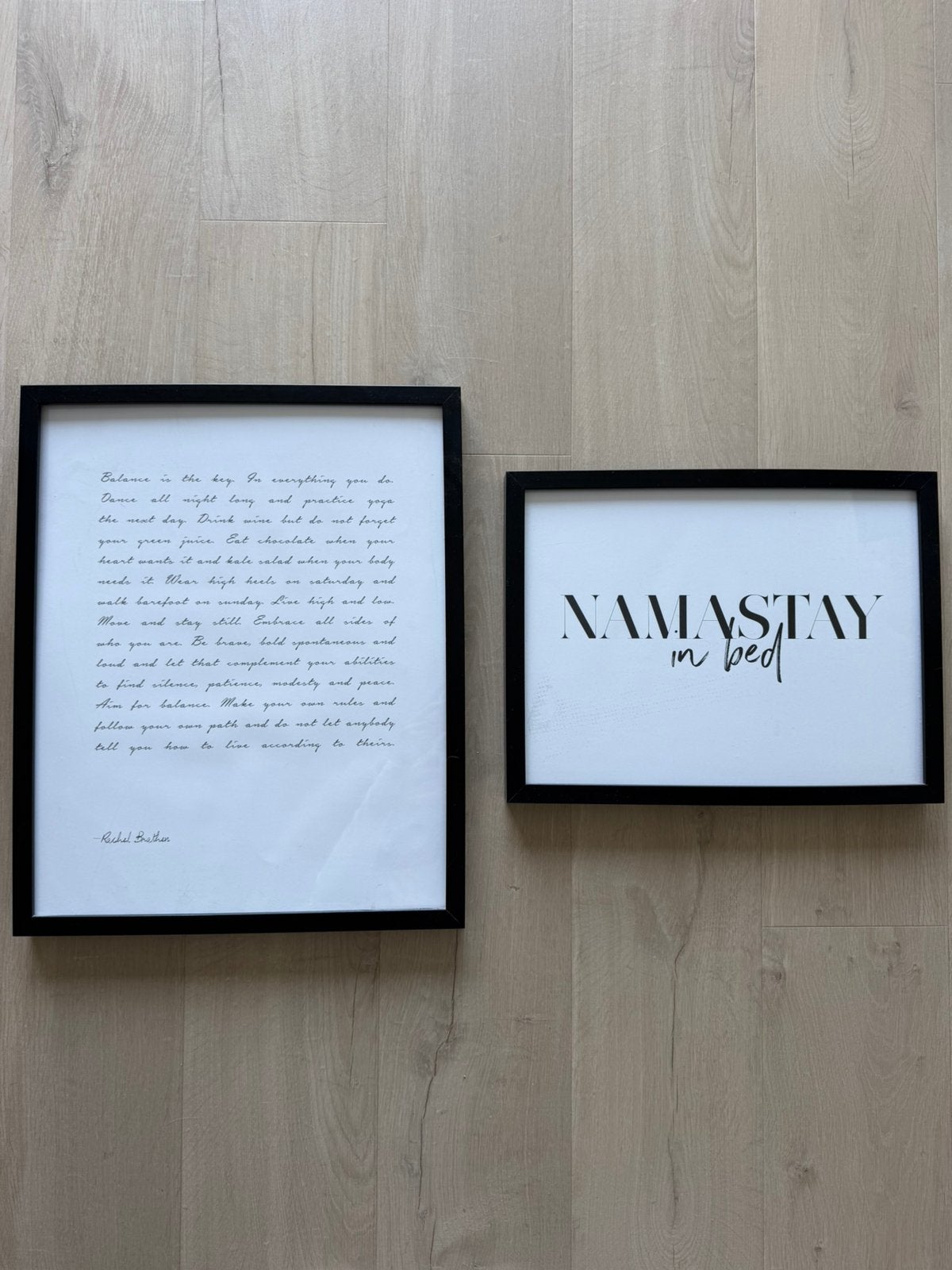 Fotlijsten met poster, Ophalen, Gebruikt, Zwart