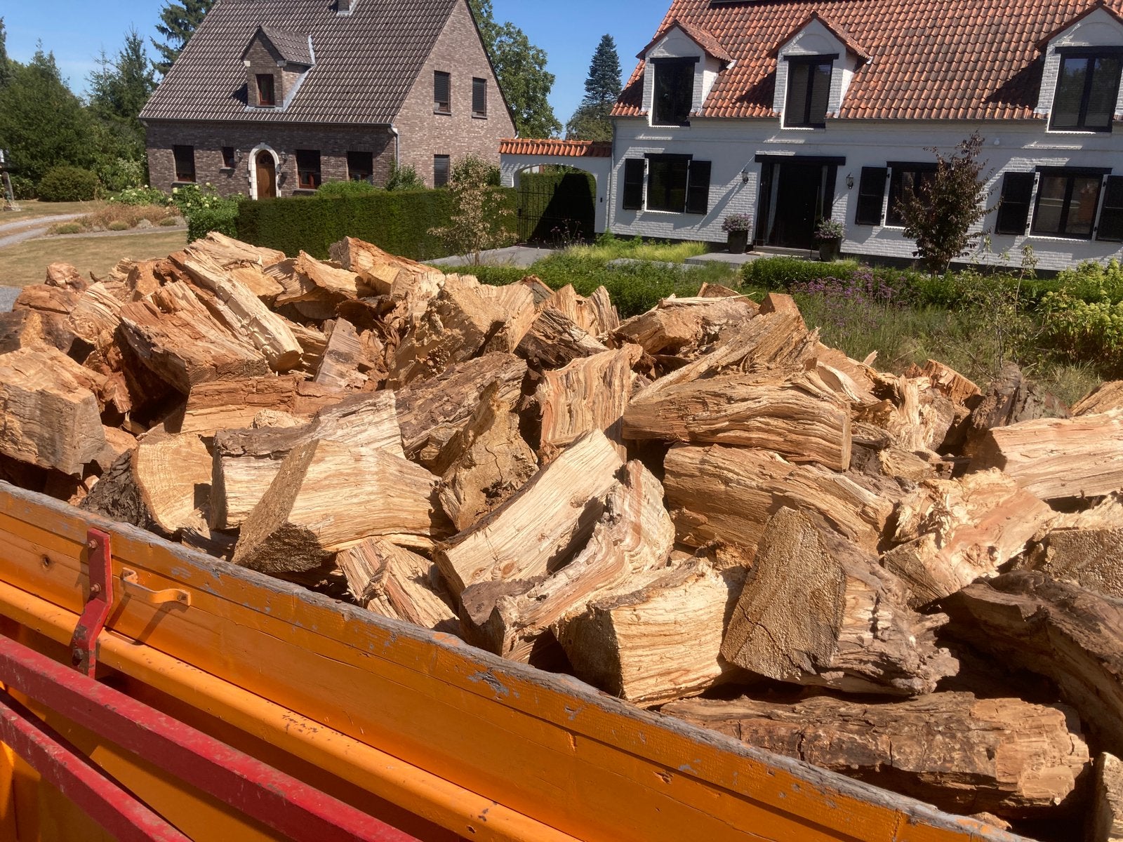 Mix van Droog brandhout, 6 m³ of meer, Ophalen, Overige houtsoorten, Stammen