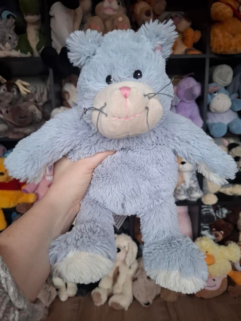 Warmies Kat - Knuffel met warmtefunctie, Overige merken, Verzenden, Grijs, Zo goed als nieuw