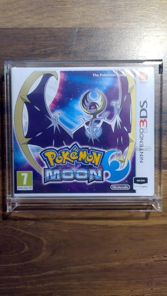 Pokemon Moon 3DS Geseald Nieuw met Acrylic Case, Online, 1 speler, Nieuw, Ophalen of Verzenden