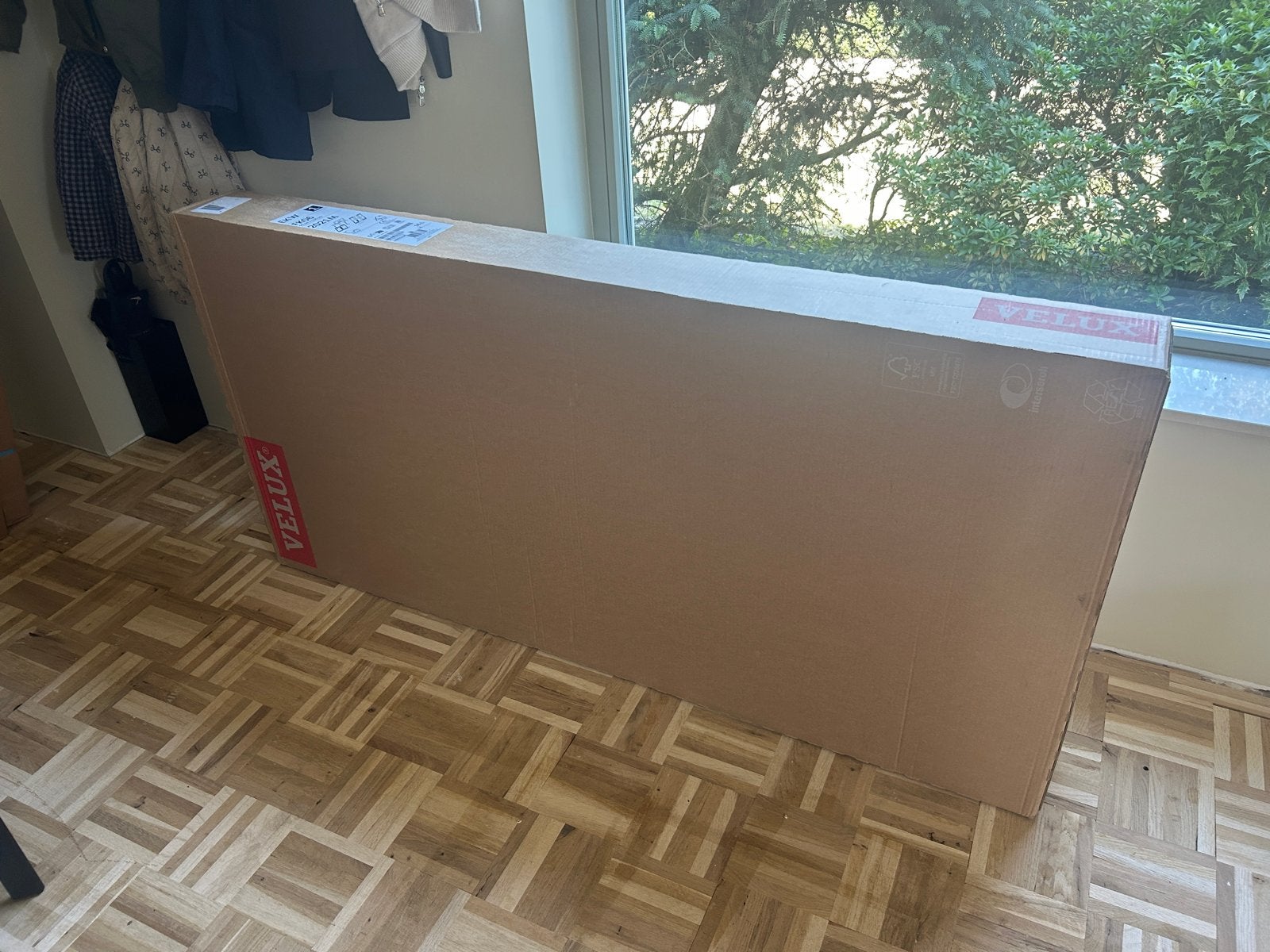 Nieuw Velux dakraam GGL FK06 (66x118 cm) hout wit gelakt, Doe-het-zelf en Verbouw, Glas en Ramen, Ophalen, Minder dan 80 cm, 80 tot 120 cm