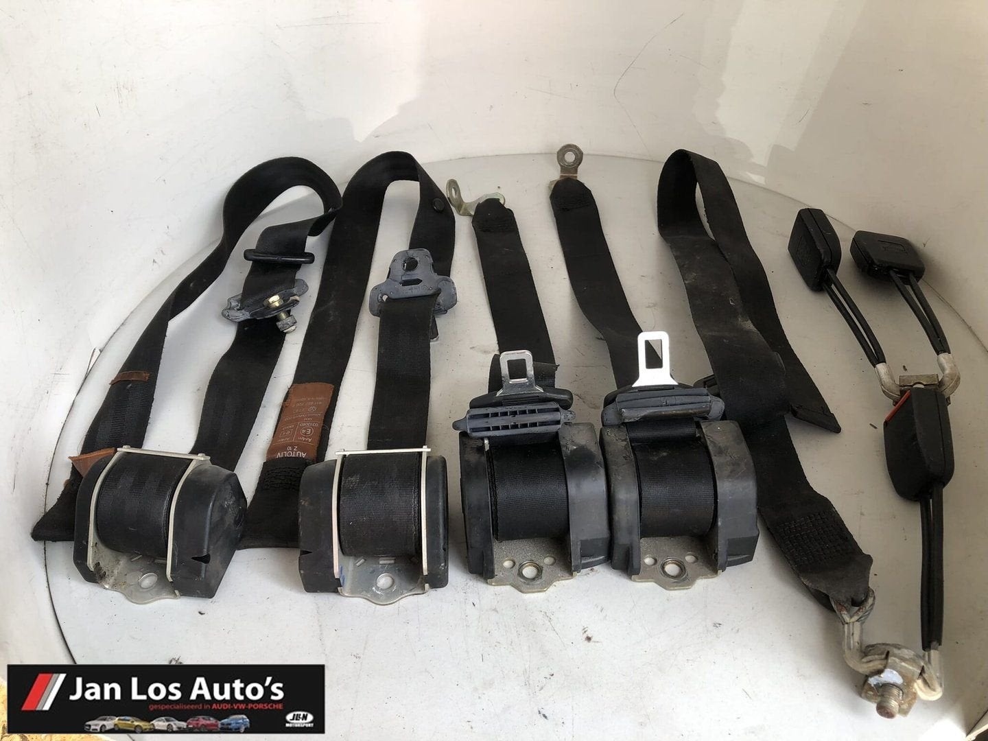 Gordel set voor en achter Audi Coupe B2, Auto-onderdelen, Interieur en Bekleding, Gebruikt, -, -, -