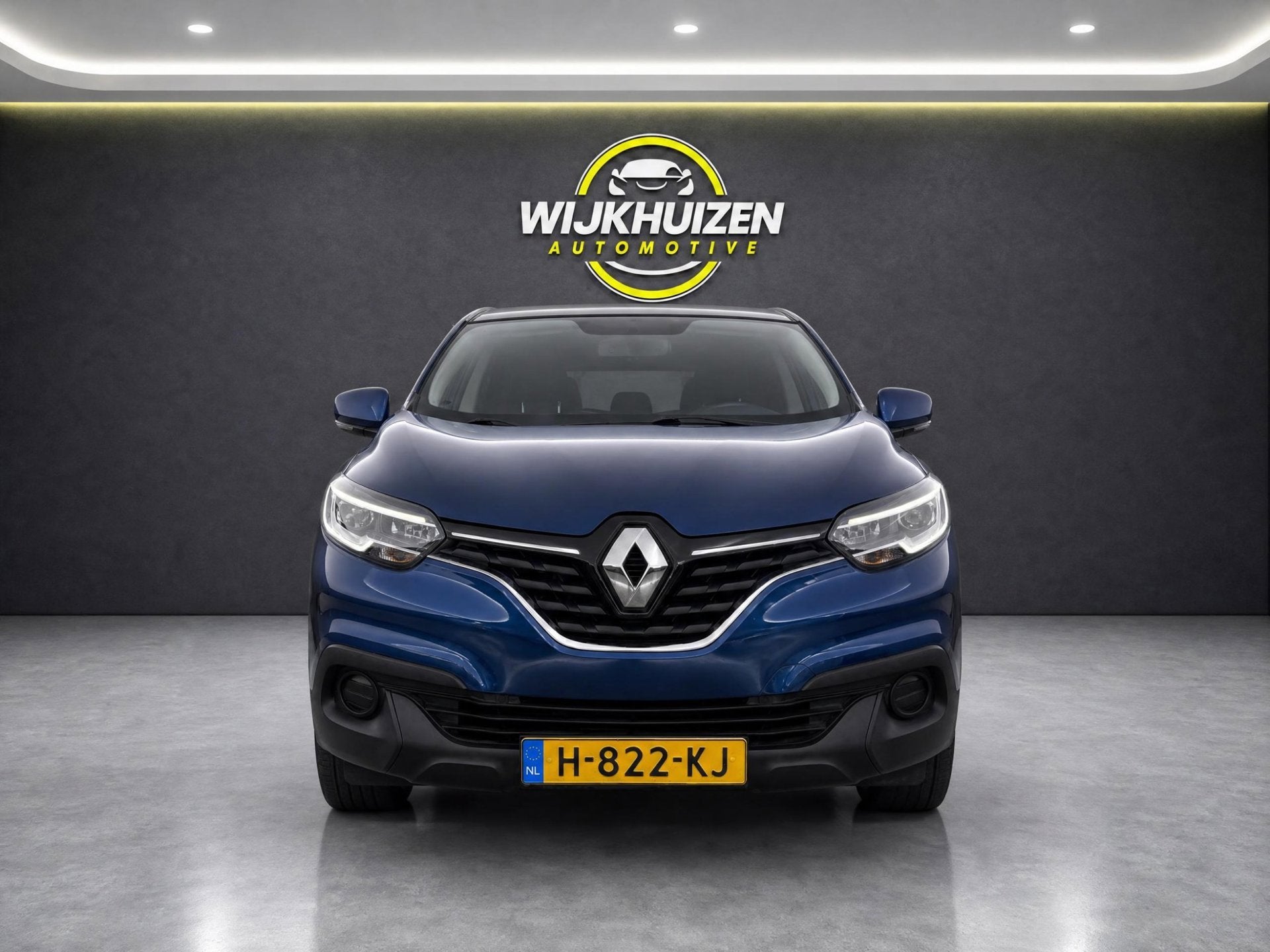 Renault Kadjar 1.2 TCe Intens met Climate ! Parkeersensoren, Kadjar, Stof, 4 cilinders, Blauw