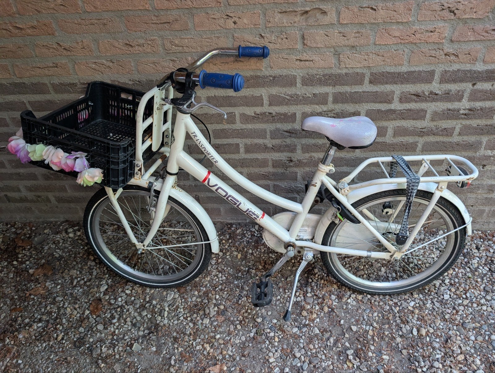 Vogue Transporter Meisjesfiets 20 inch, Terugtraprem, Gebruikt, Vogue, Ophalen of Verzenden