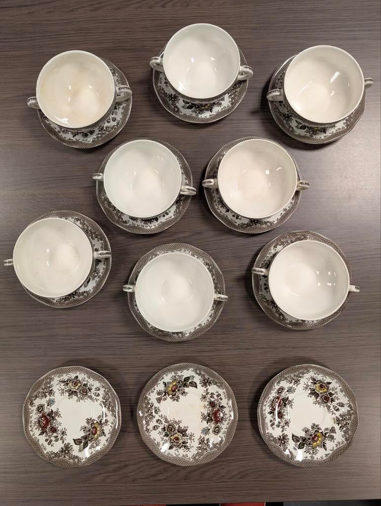 Enoch Wedgwood Oriental Pheasants 51-delig servies, Ophalen