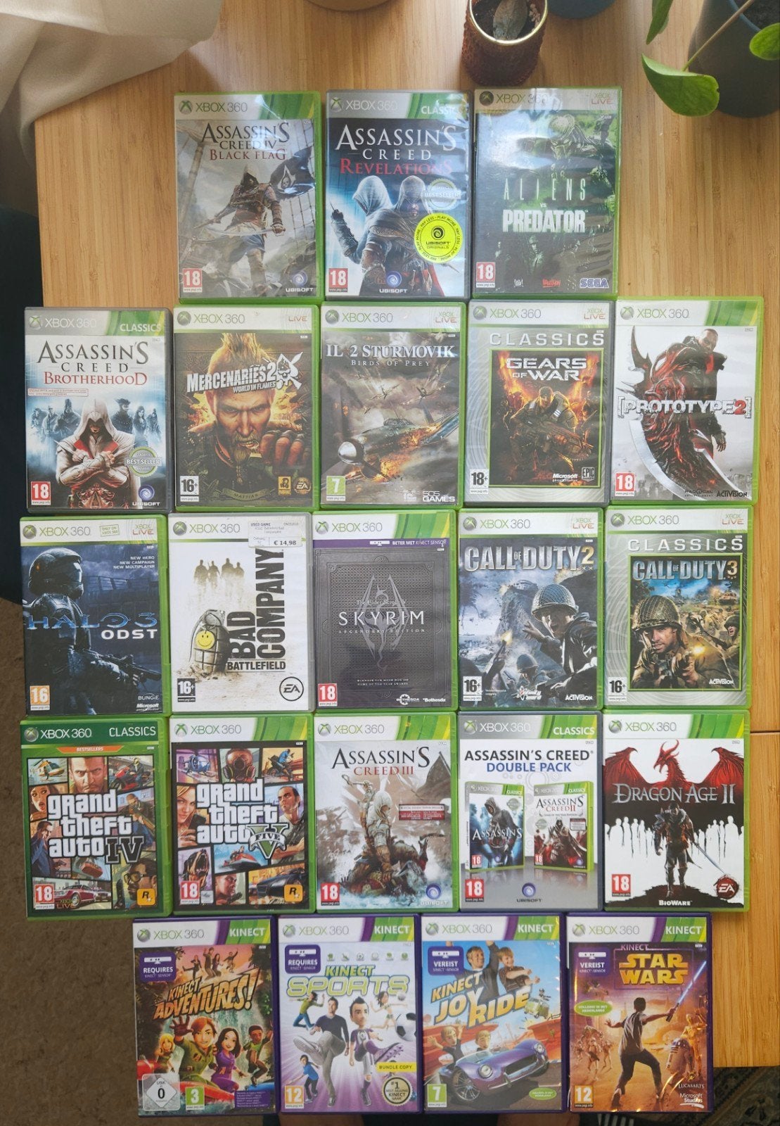 Complete Xbox 360 gamecollectie - 22 games GTA, Skyrim, etc, Avontuur en Actie, Online, Gebruikt, Vanaf 18 jaar