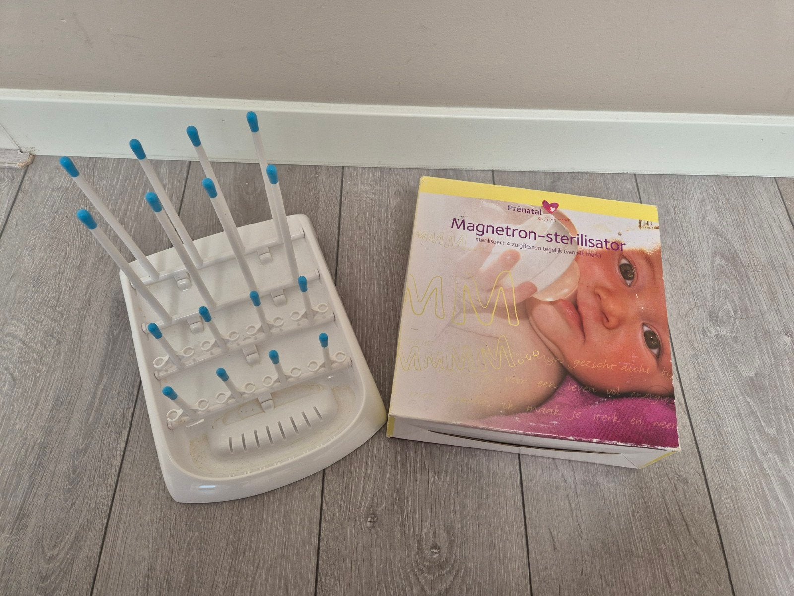 Prenatale flessen sterilisator en druiprek, Ophalen, Overige merken, Gebruikt, Stoomfunctie