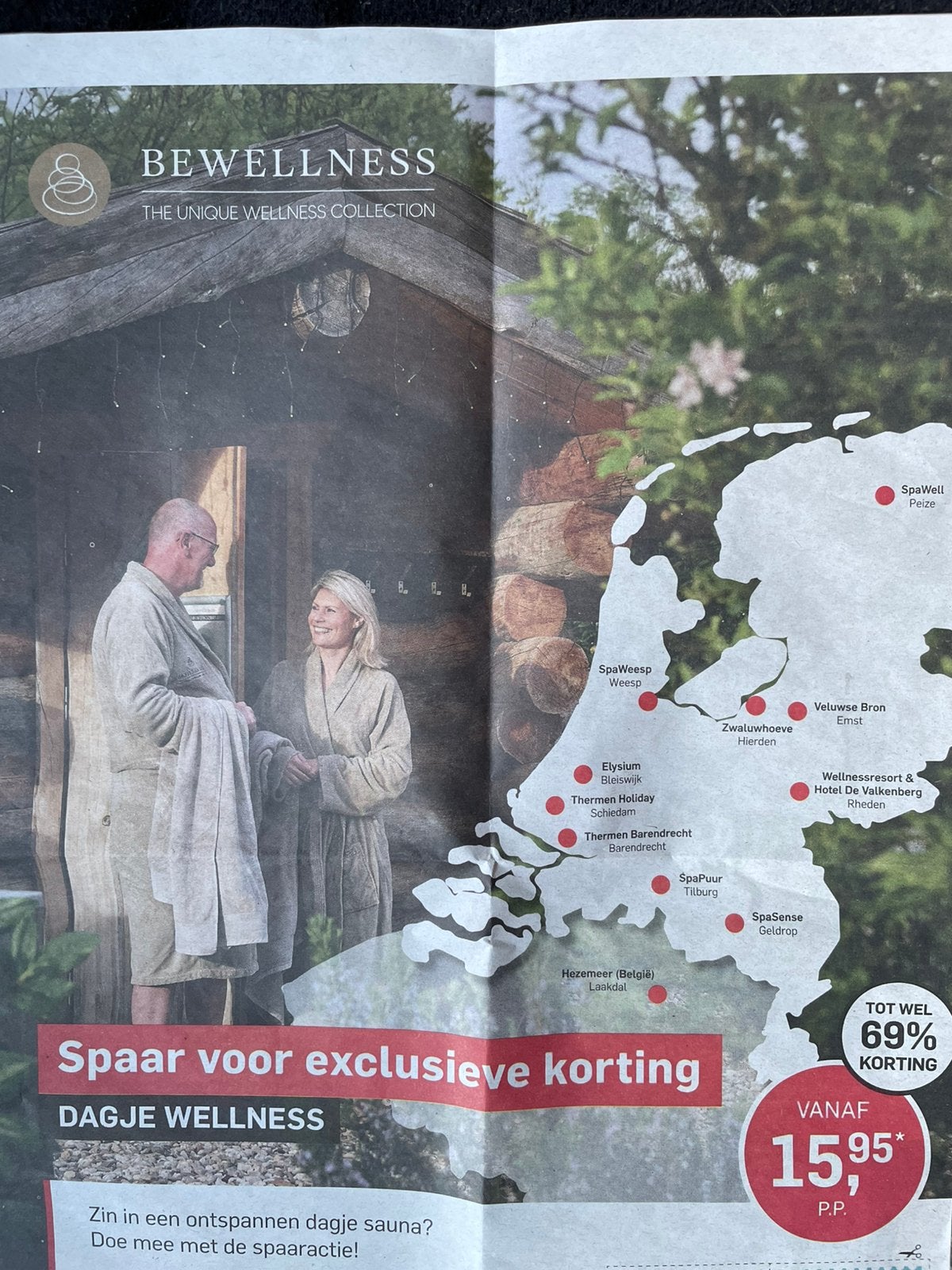 23 spaarzegels AD Libelle Wellness actie, Drie personen of meer
