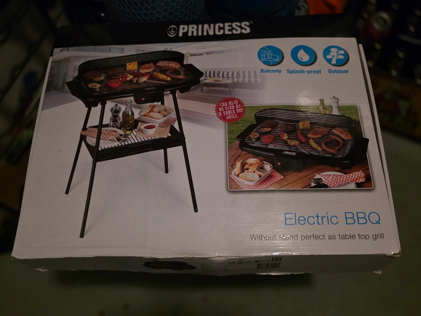 Princess Elektrische BBQ - Perfect voor Balkon & Outdoor, Ophalen of Verzenden, Nieuw, Princess