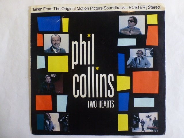 Phil Collins. Two hearts. / Anne Dudley. The Robbery., Gebruikt, 7 inch, Single, Ophalen of Verzenden