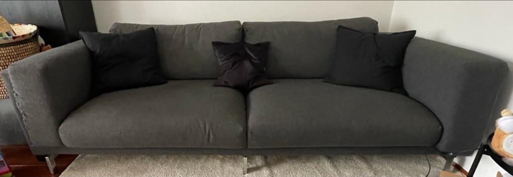 Ikea Nockeby bank - gebruikt maar in goede staat, Ophalen, Gebruikt, Driepersoons, 75 tot 100 cm