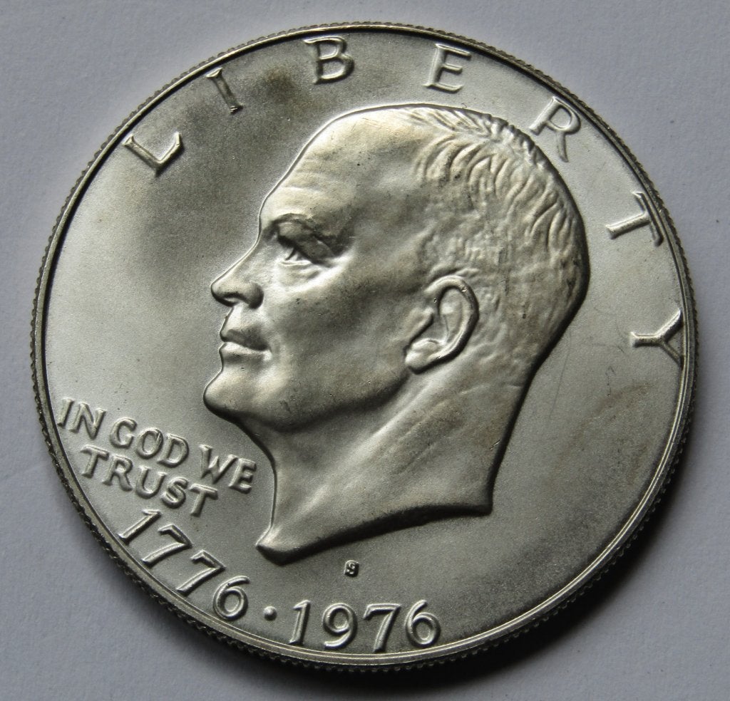 ** 1776-1976-S - USA - One Dollar Eisenhower -  ZILVER  **, Postzegels en Munten, Munten | Amerika, Verzenden, Noord-Amerika, Losse munt