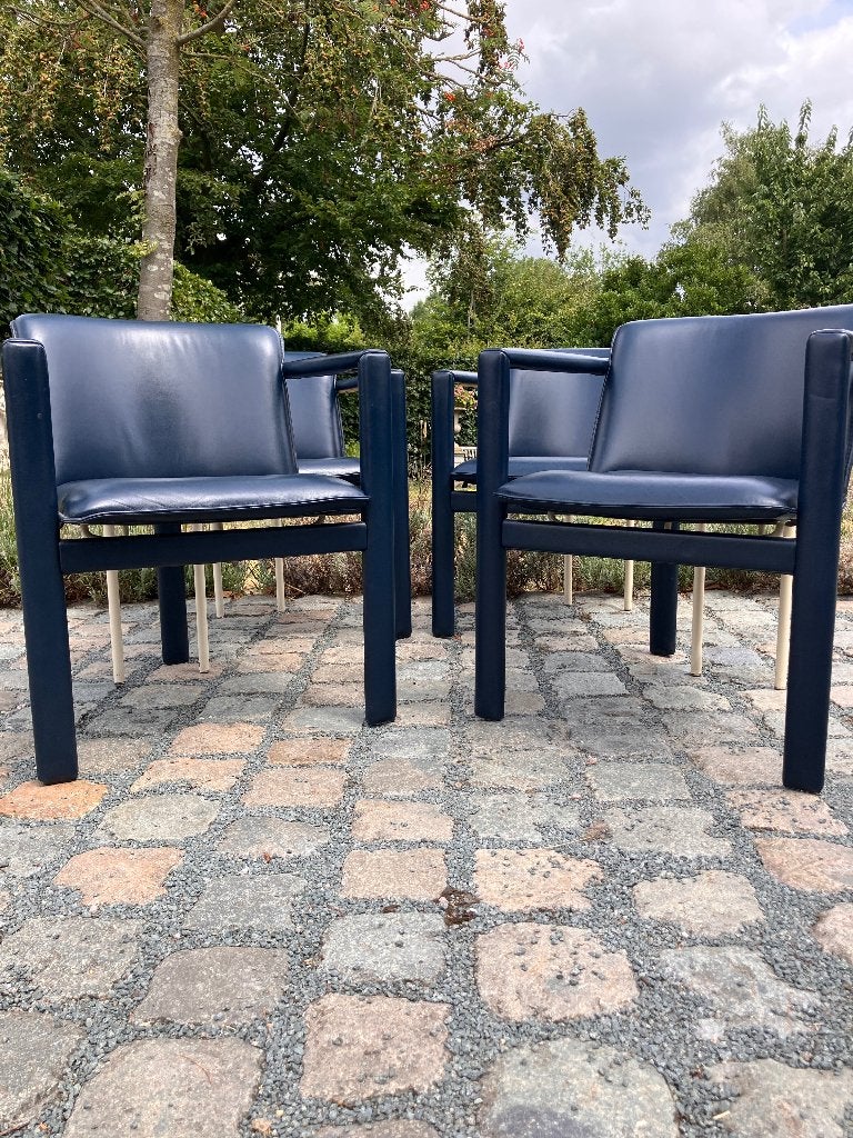 Vintage design Cachucha stoelen Hugo de Ruiter, Ophalen, Blauw, Hugo de Ruiter, Zo goed als nieuw