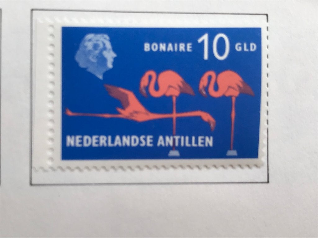 postzegel Nederlandse Antillen 10 gulden postfris, Ophalen of Verzenden