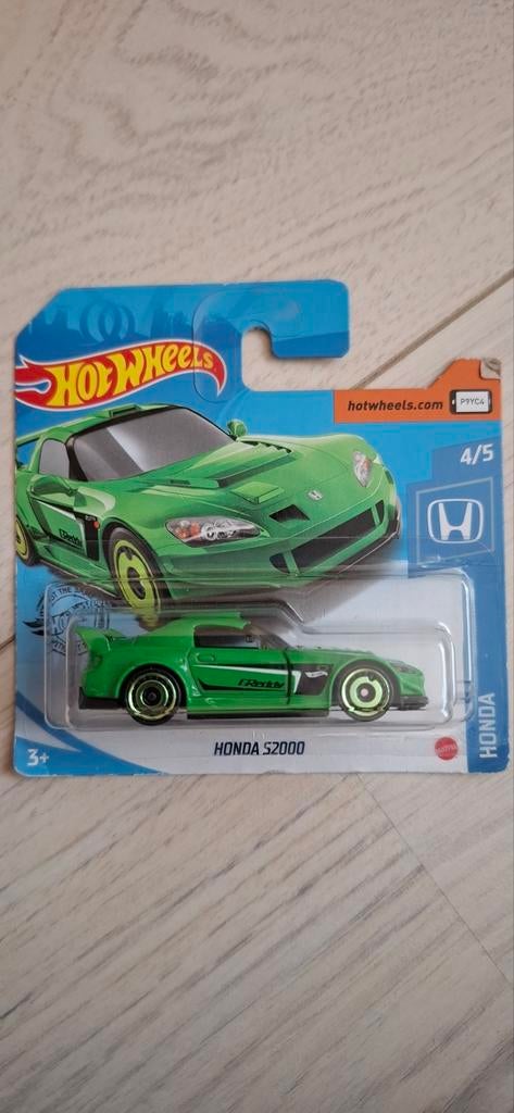Hot Wheels Honda S2000 Groen - Nieuw in verpakking, Ophalen of Verzenden, Nieuw, Auto