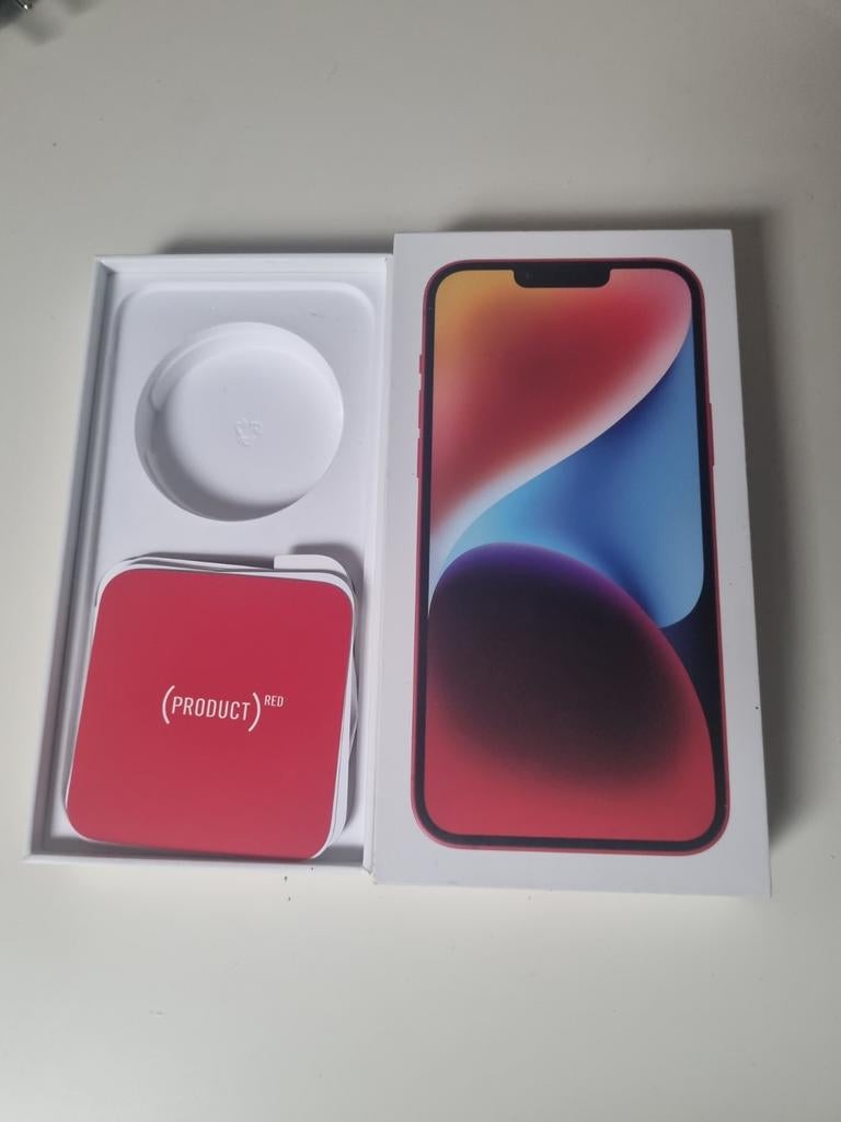 Lege doos van iphone 14 Plus ziet nog netjes uit compleet!, Ophalen of Verzenden, Zo goed als nieuw, 128 GB, IPhone 14 Plus