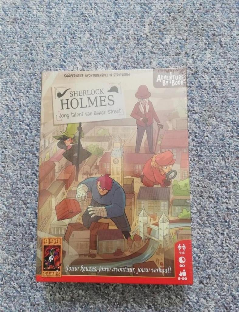 Sherlock holmes jong talent van baker street (NL, 999 games, Ophalen of Verzenden, Zo goed als nieuw