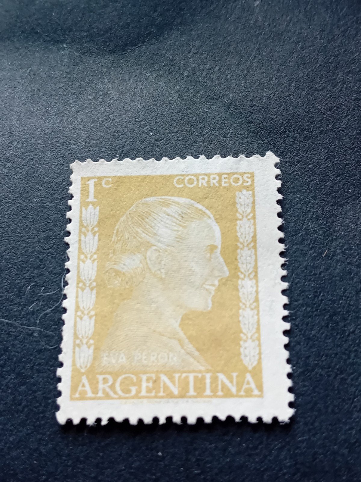 Argentijnse postzegel Eva Perón 1c, Ophalen of Verzenden, Postfris, Midden-Amerika