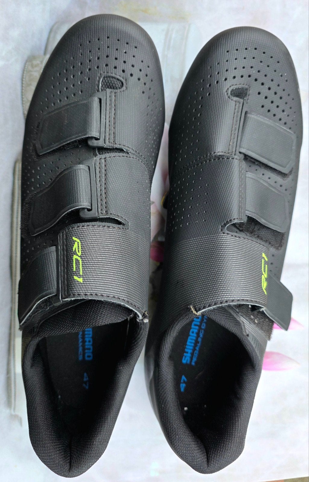 SHIMANO raceschoenen RC1 maat 47 met zgan plaatjes, Ophalen of Verzenden, Zo goed als nieuw