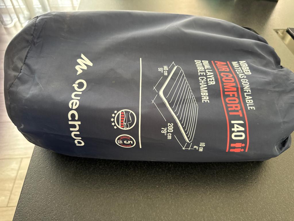Quechua Air Comfort 140 Luchtbed - 2-persoons, Ophalen of Verzenden, Zo goed als nieuw, 2-persoons