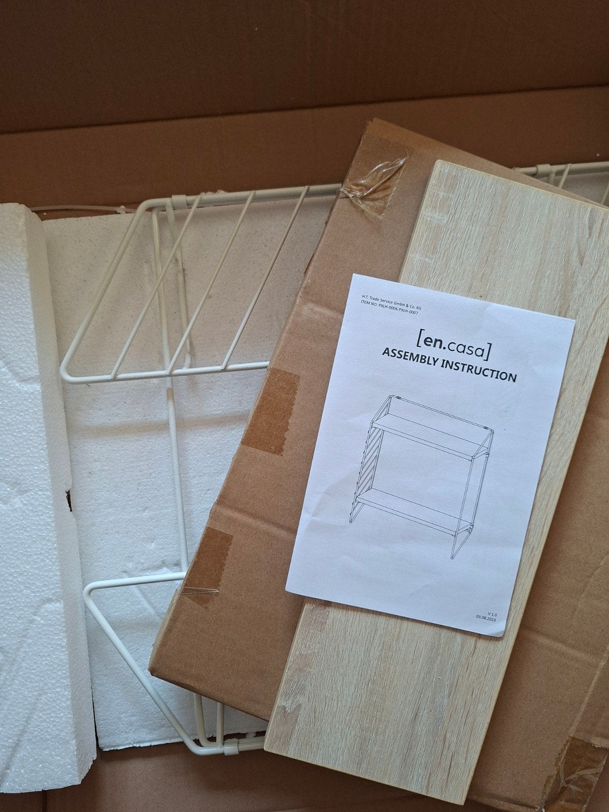 Wandrek met 2 planken - Nieuw in doos, Ophalen of Verzenden, Nieuw