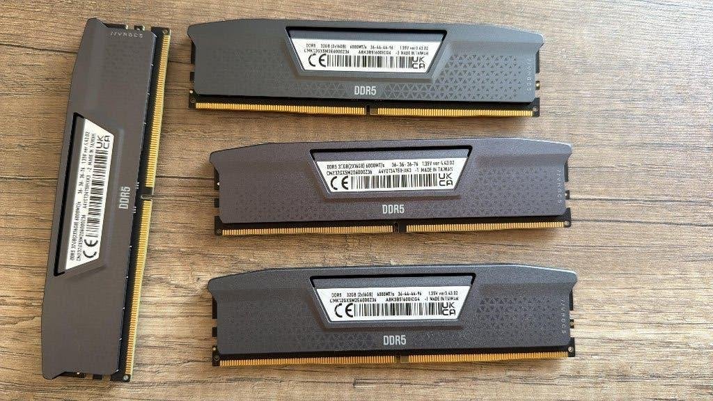 Corsair Vengeance DDR5 RAM - 64GB (4x16GB) 6000MHz, Ophalen of Verzenden, Zo goed als nieuw, Desktop, DDR5