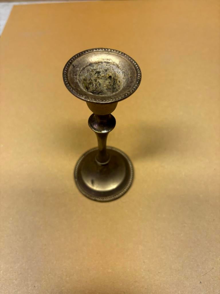 Vintage Kandelaar - Klassiek Design, Ophalen of Verzenden, Koper of Brons