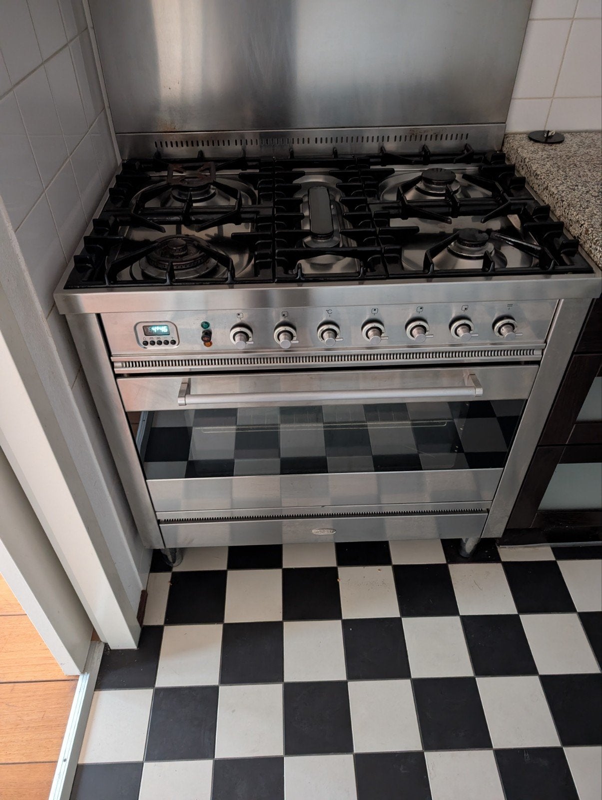 Boretti Fornuis met Oven, Witgoed en Apparatuur, Fornuizen, Ophalen, Gebruikt, Hete lucht, 60 cm of meer