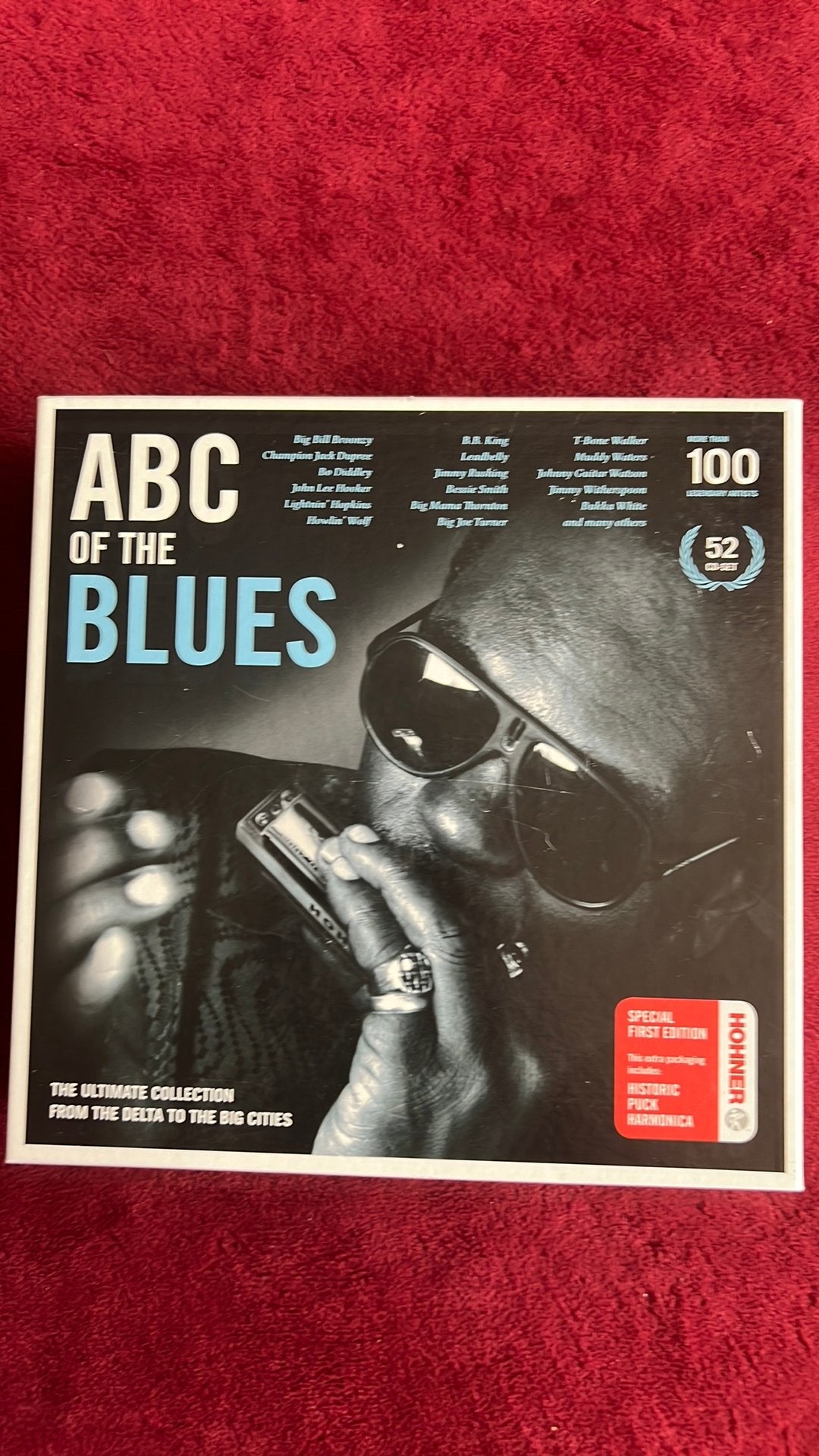 BLUES Box met 52 CD’s van meer dan 100 Blues artiesten, Verzamelen, Ophalen of Verzenden, Zo goed als nieuw, Cd of Plaat