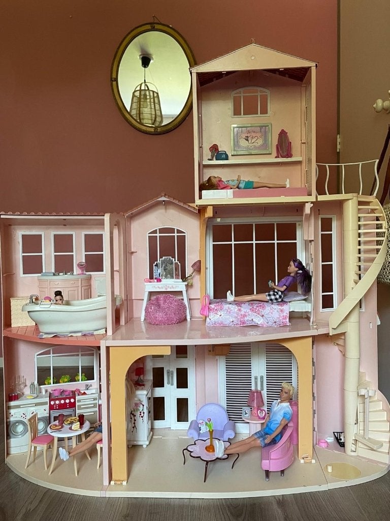 Barbie huis, Ophalen, Gebruikt, Poppenhuis