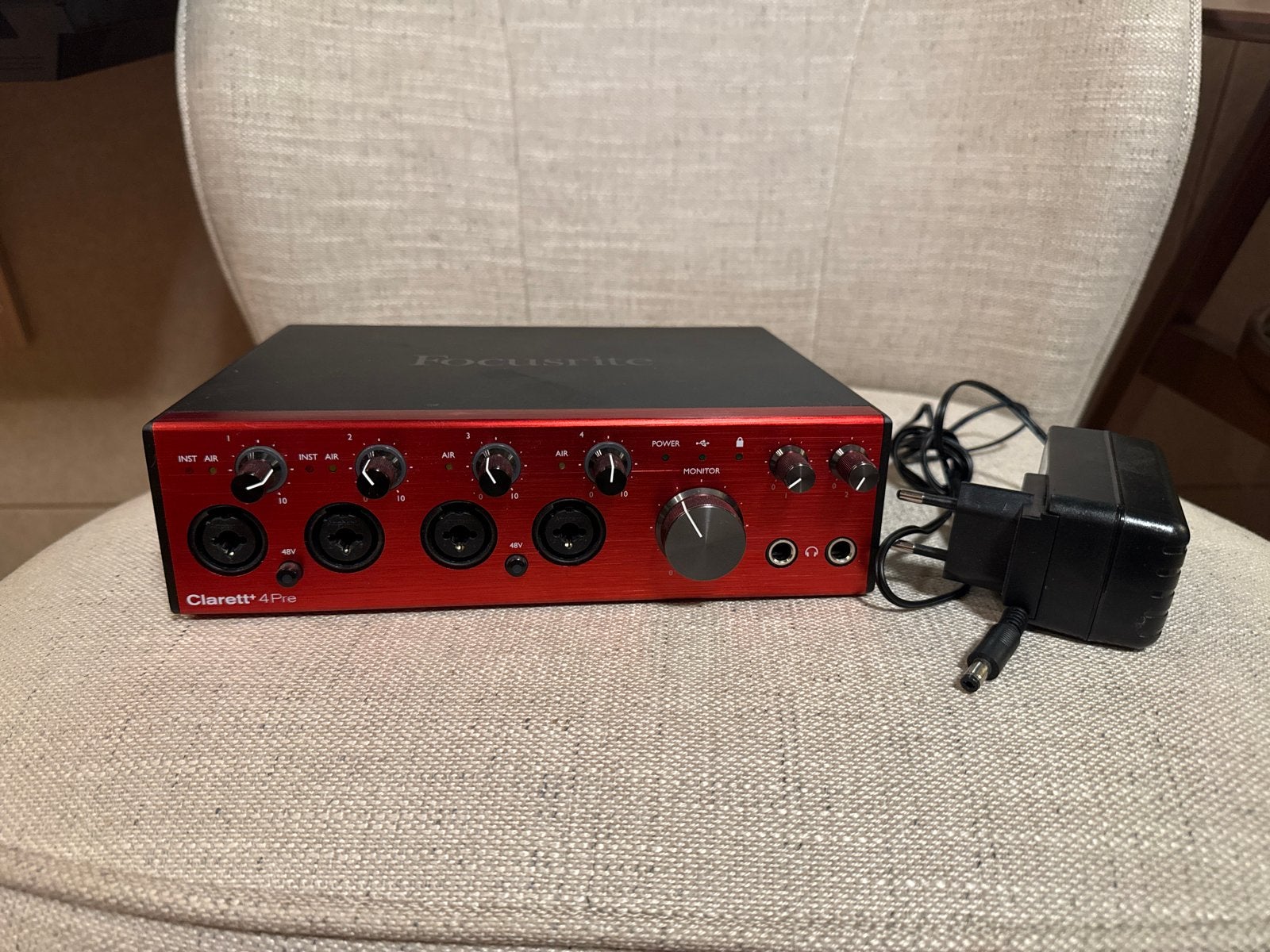 Focusrite Clarett+ 4Pre USB Audio Interface, Verzenden, Zo goed als nieuw, Overige typen