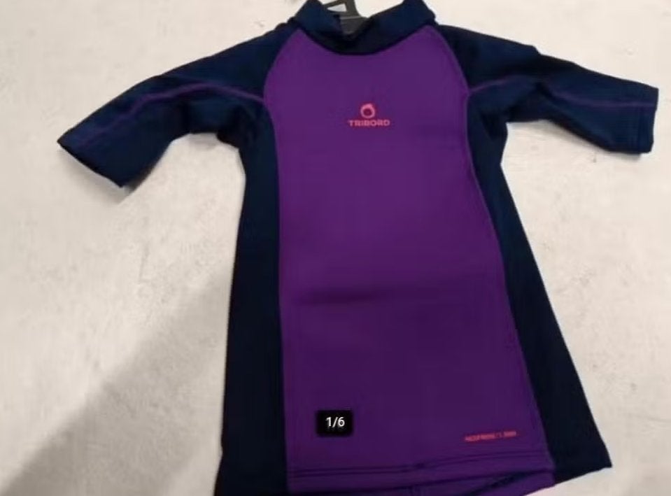 Tribord sun protector zwemshirt, rash shirt nieuw 4 & 6 jaar, Watersport en Boten, Watersportkleding, Wetsuit, Kind, Nieuw, Ophalen of Verzenden