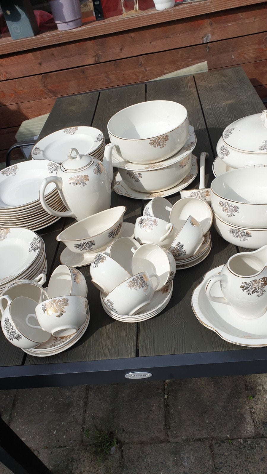 servies 12 personen merk Boch zie foto's, Ophalen of Verzenden