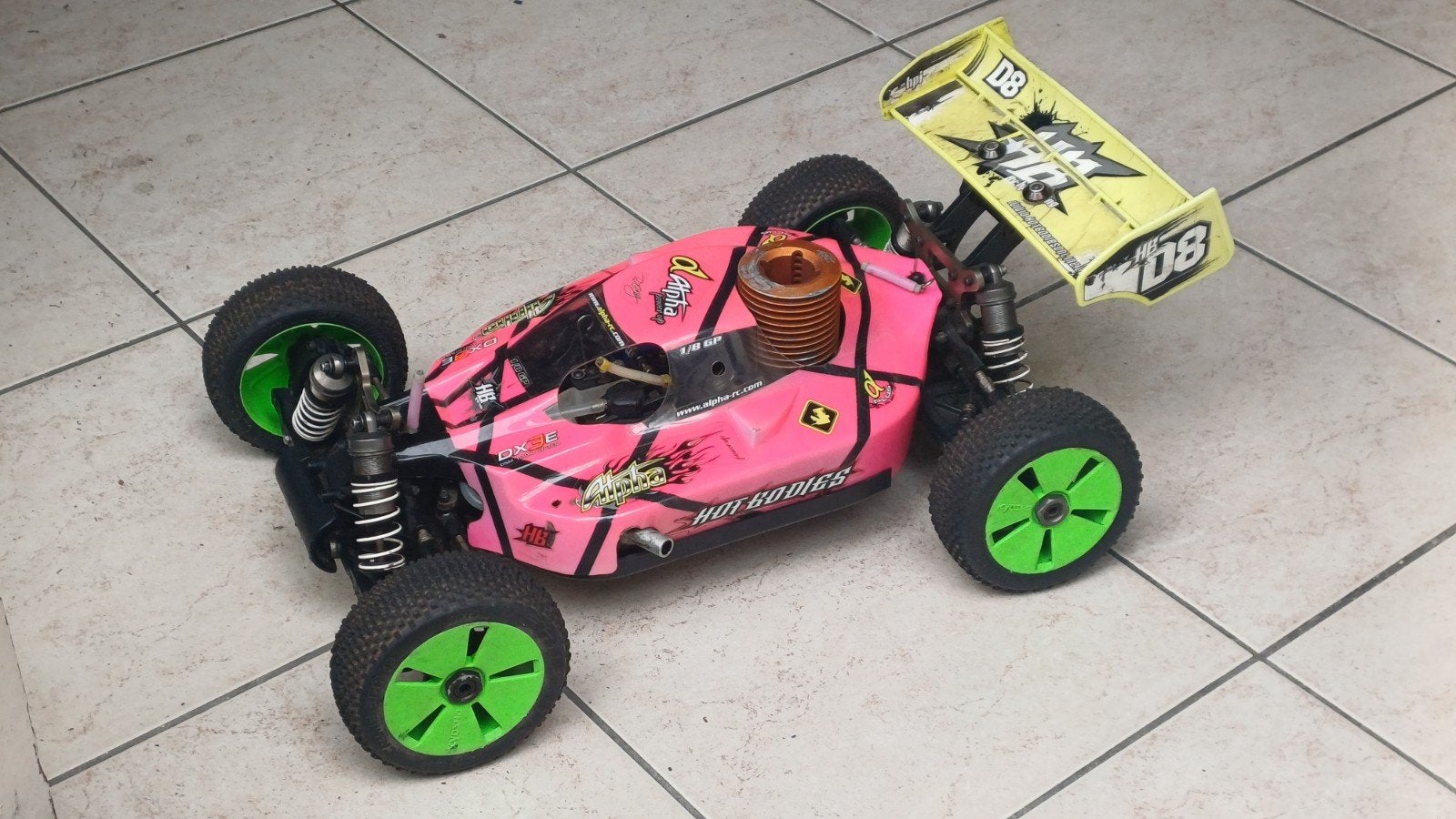 Buggy 1:8, Ophalen, Auto offroad