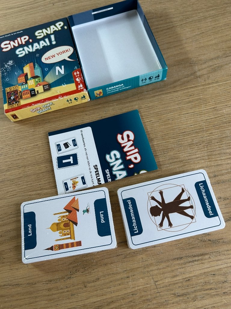 NIEUW | Snip, Snap, Snaai! Kaartspel 999 Games, Hobby en Vrije tijd, Ophalen of Verzenden, Nieuw
