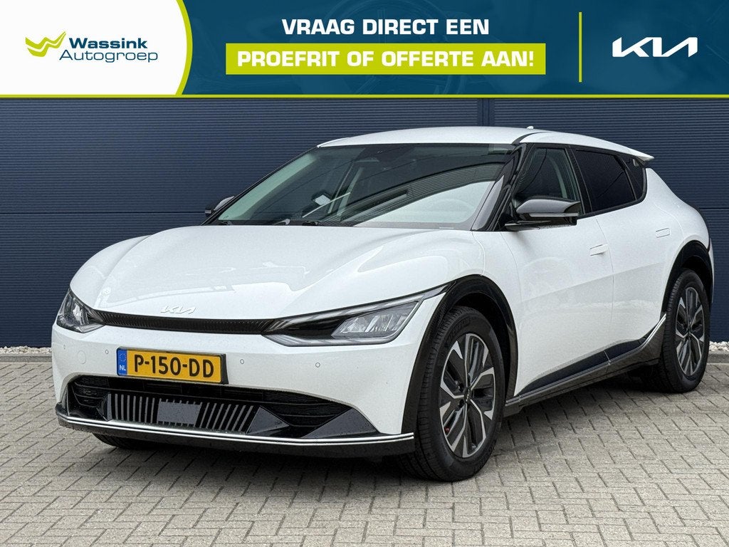 Kia EV6 Plus 77.4 kWh | Navigatie | Stoel/Stuurverwarming |, Auto's, Kia, Automaat, 228 pk, Achterwielaandrijving, Gebruikt
