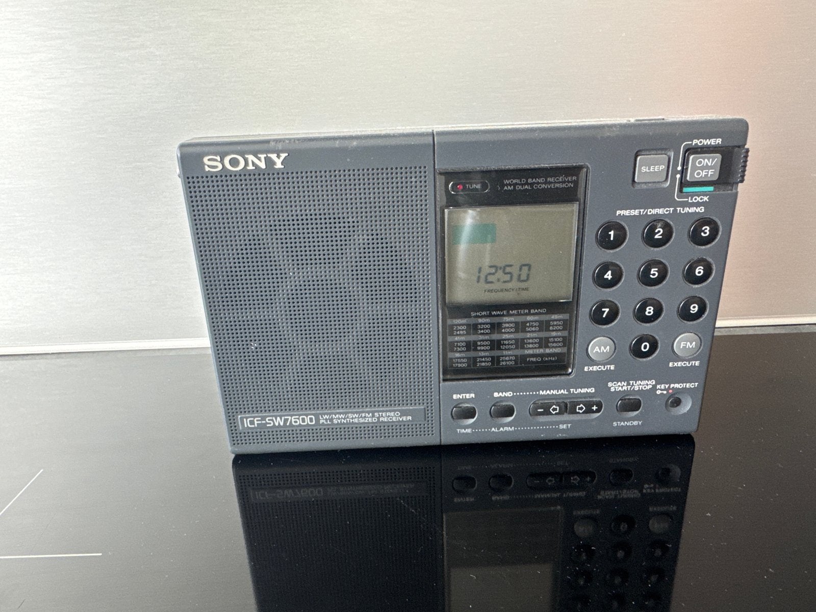 Sony ICF-SW7600 Wereldontvanger Radio, Ophalen of Verzenden, Gebruikt, Wereldontvanger