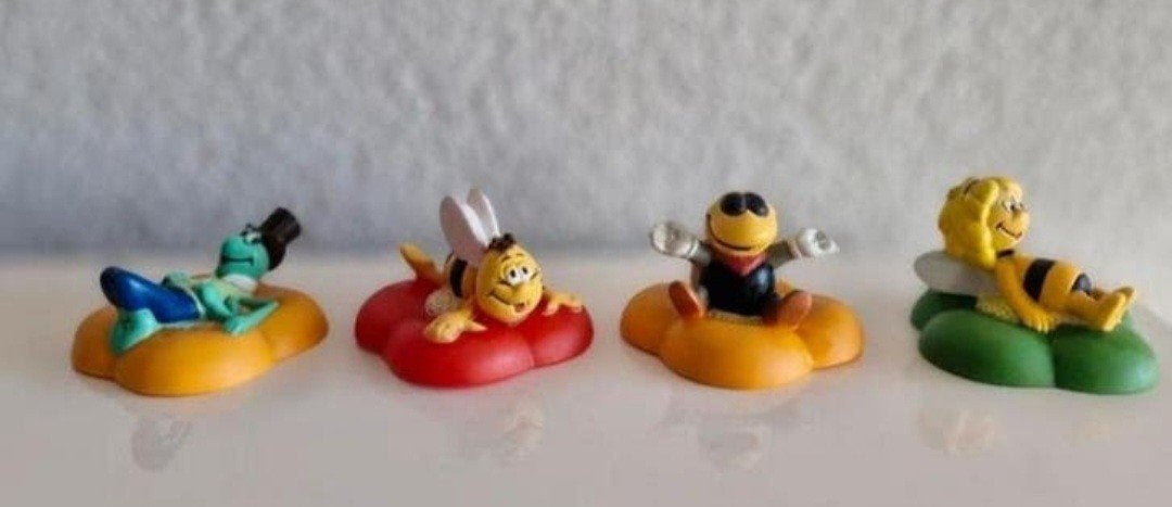 Vier poppetjes Maja de Bij, Verzamelen, Ophalen, Zo goed als nieuw