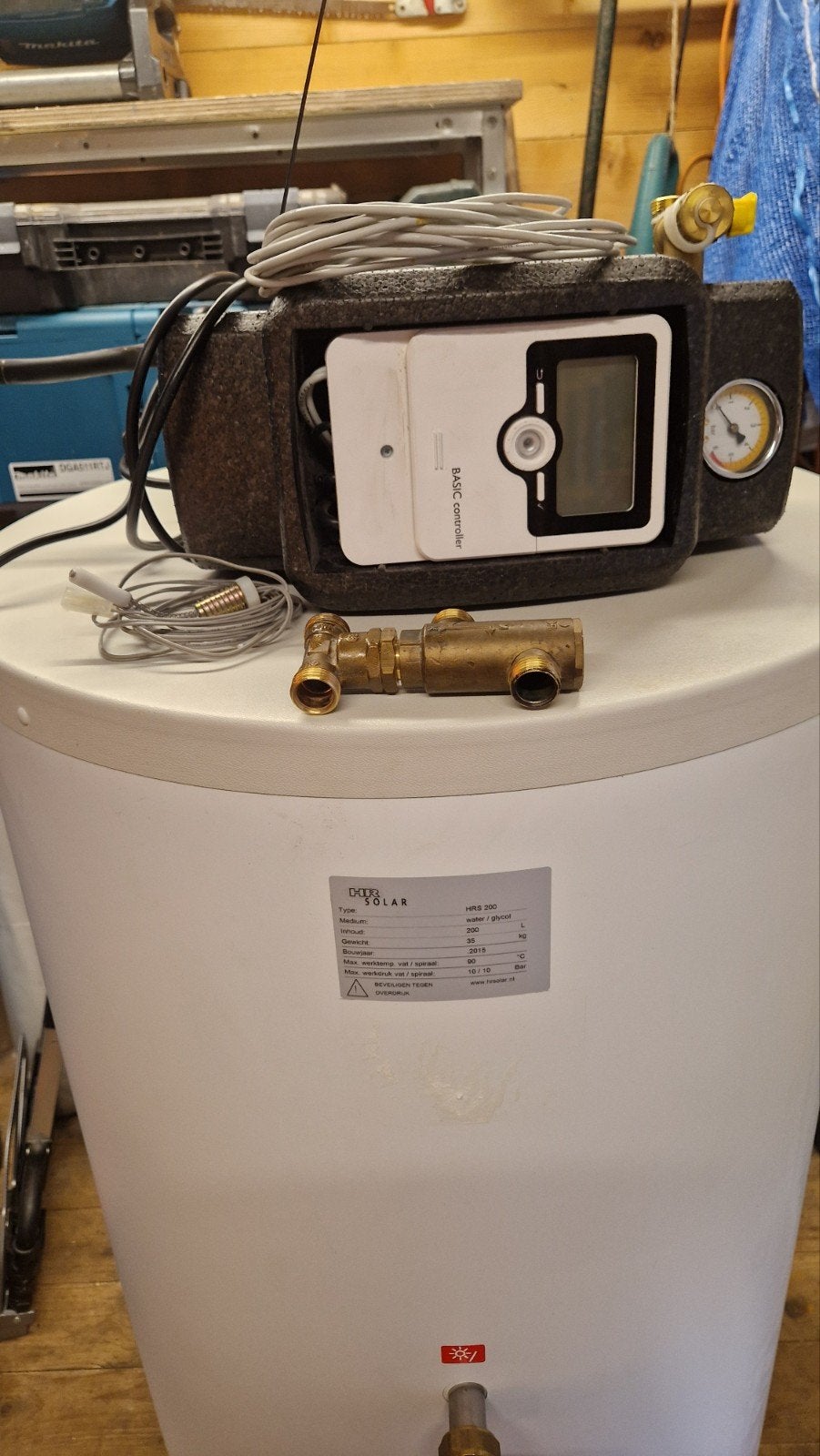 HR Solar HRS 200 Boiler met Basic Controller, Ophalen, Paneel
