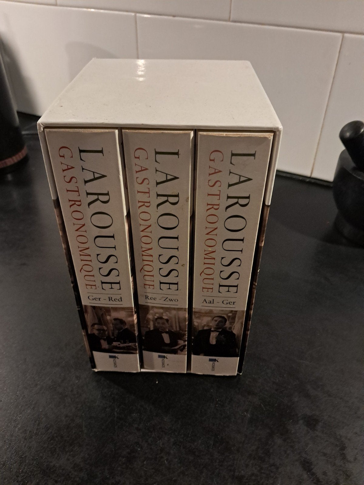 Larousse Gastronomique - Culinaire Encyclopedie (3 delen), Overige typen, Ophalen of Verzenden, Frankrijk, Prosper Montagné