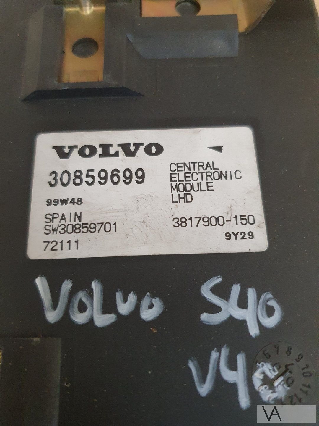 Volvo S40 en V40 1996 - 2001 CEM verlichting module 30859699, Gebruikt, -, -, Ophalen of Verzenden