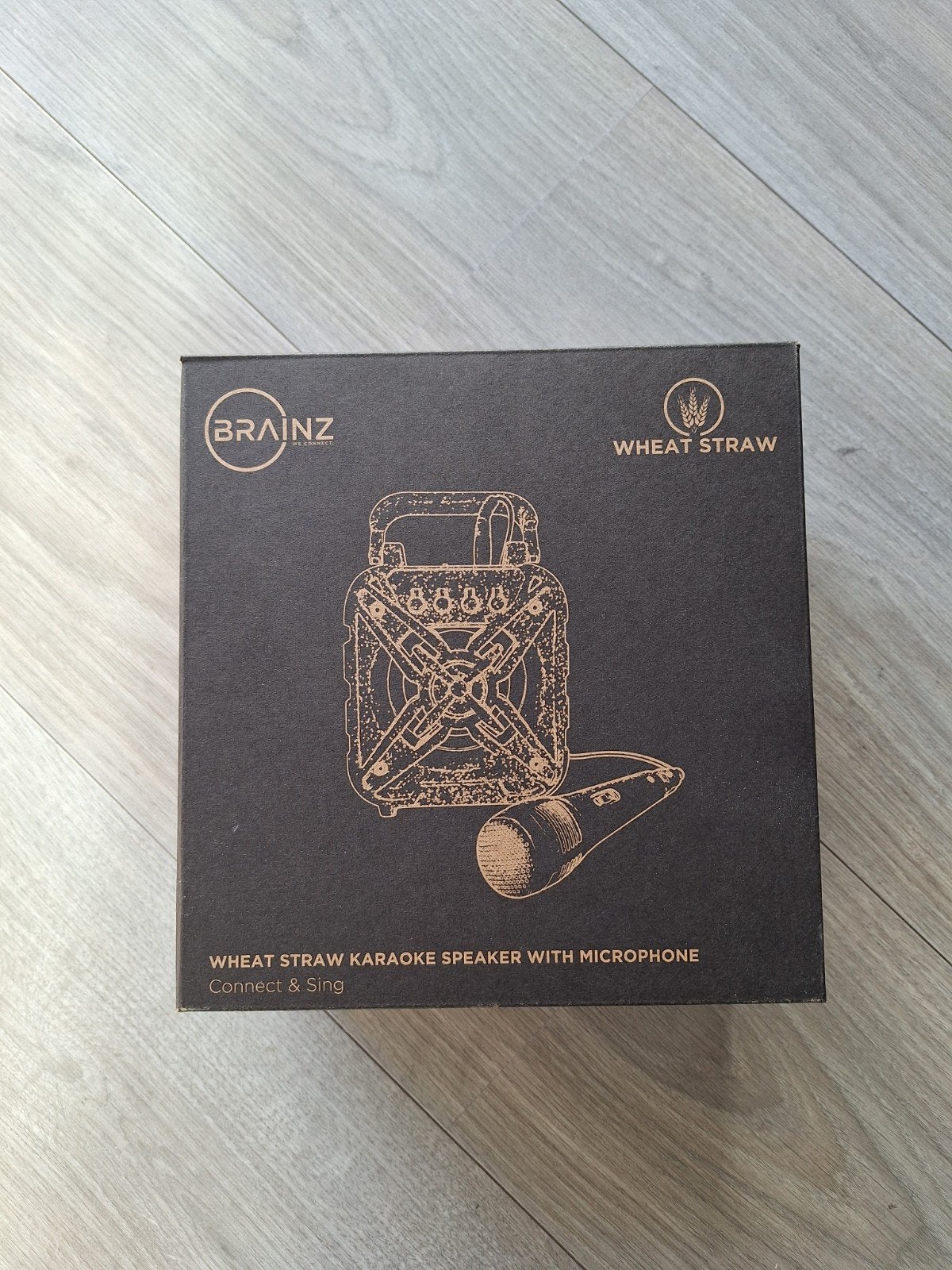 Brainz Wheat Straw Karaoke Speaker met Microfoon - Nieuw, Ophalen, Nieuw, Complete set