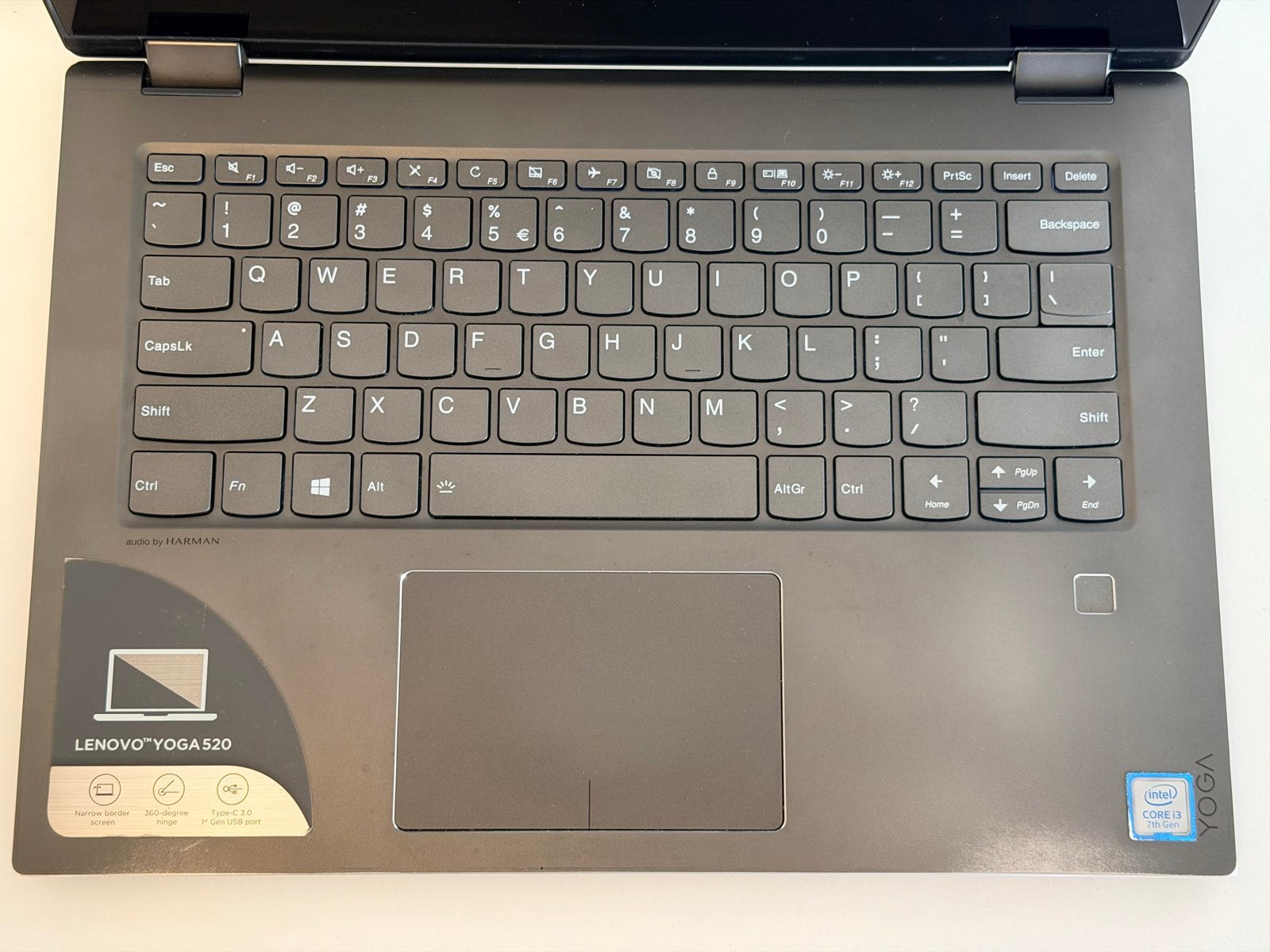 Lenovo Yoga 520 - 360 graden kantelbaar Touchscreen Laptop, Gebruikt, Qwerty, 8 GB, Ophalen of Verzenden