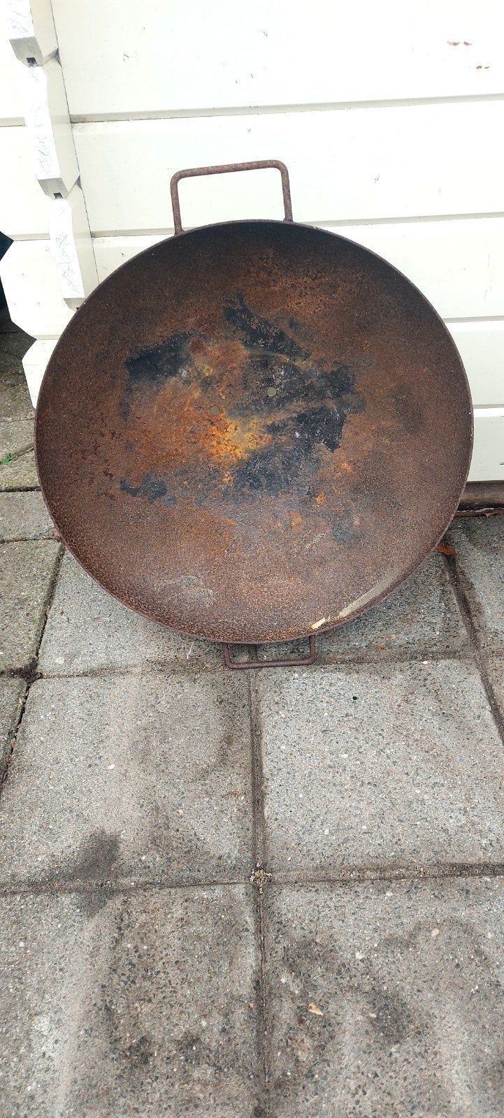 Vuurschaal doorsnee 50 cm., Ophalen, Gebruikt