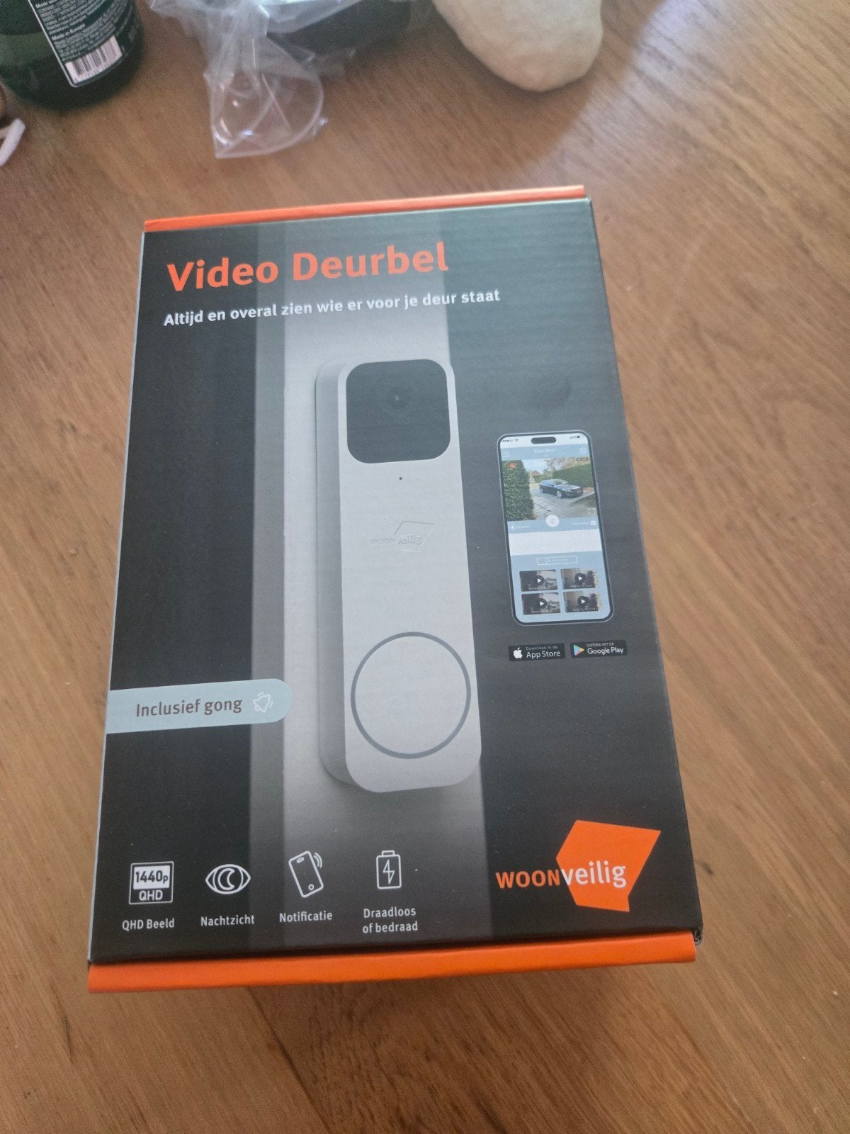 nieuwe woonveilig videodeurbel, Ophalen of Verzenden, Ingebouwde camera, Nieuw, Draadloos